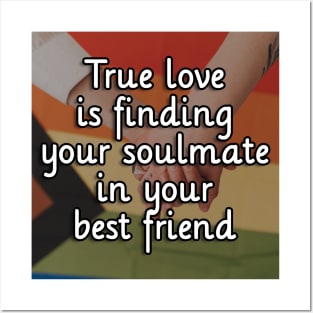 best friend and soulmate Posters and Art